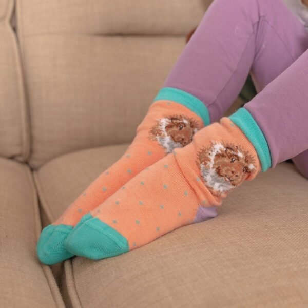Children's Socks Guinea Pig - Grinny Pig Size 6-8 1/2