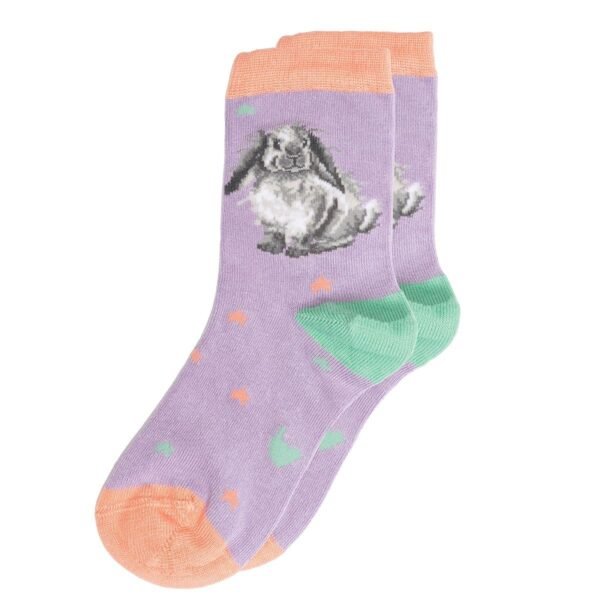 Childrens Socks Rabbit Rosie Rabbit Size 6 to 8.5