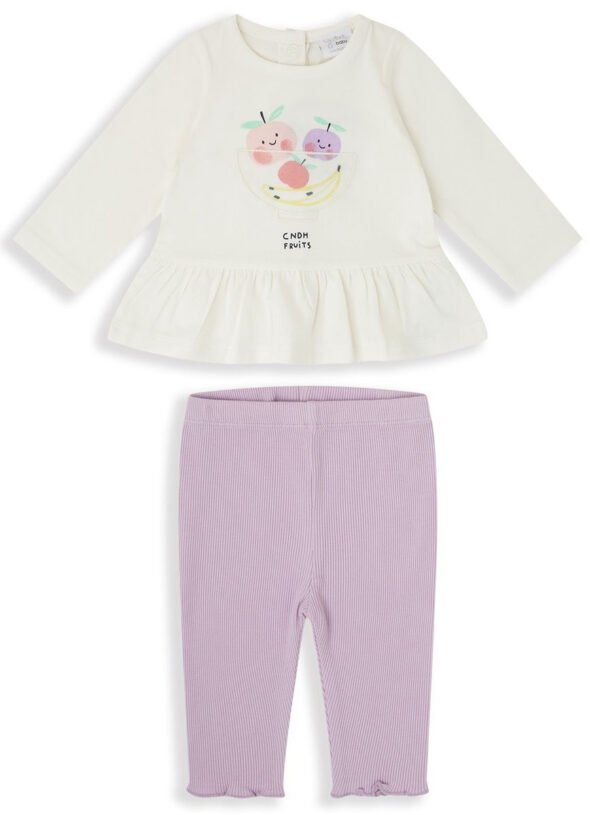 CJTO./A 2 PCS MINISWEET - LILA -   12M - 1