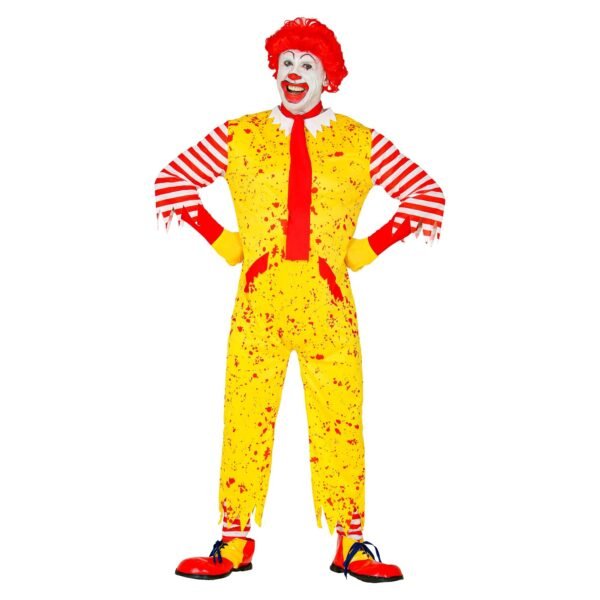 CLOWN McKILLER (tuta, calzini senza piede, sciarpa)
