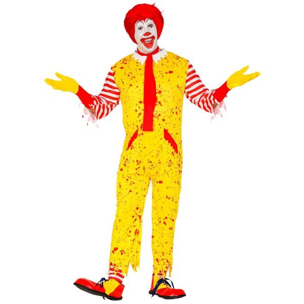 CLOWN McKILLER (tuta, calzini senza piede, sciarpa)