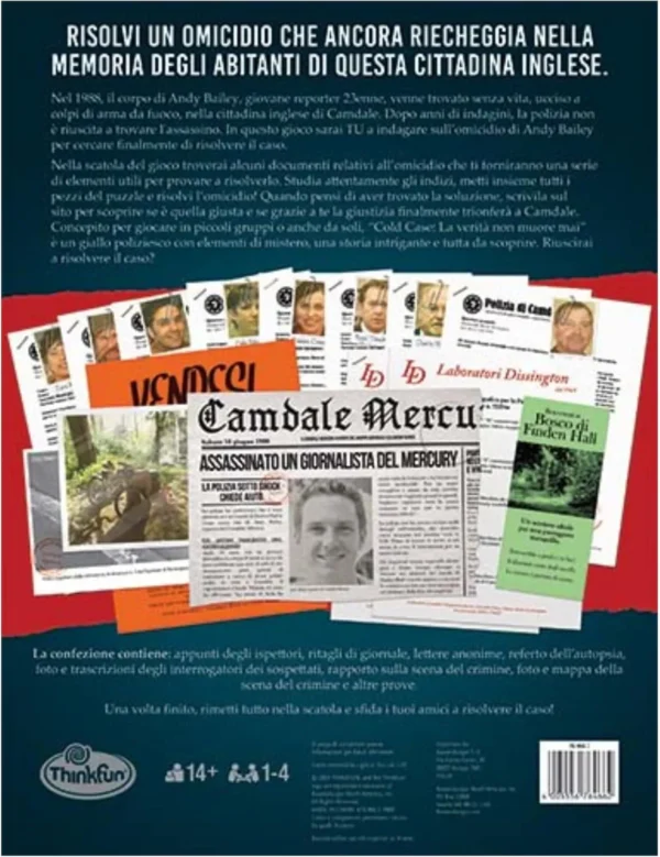 ColdCase: Story to Die For IT
La verit&agrave; non muore mai