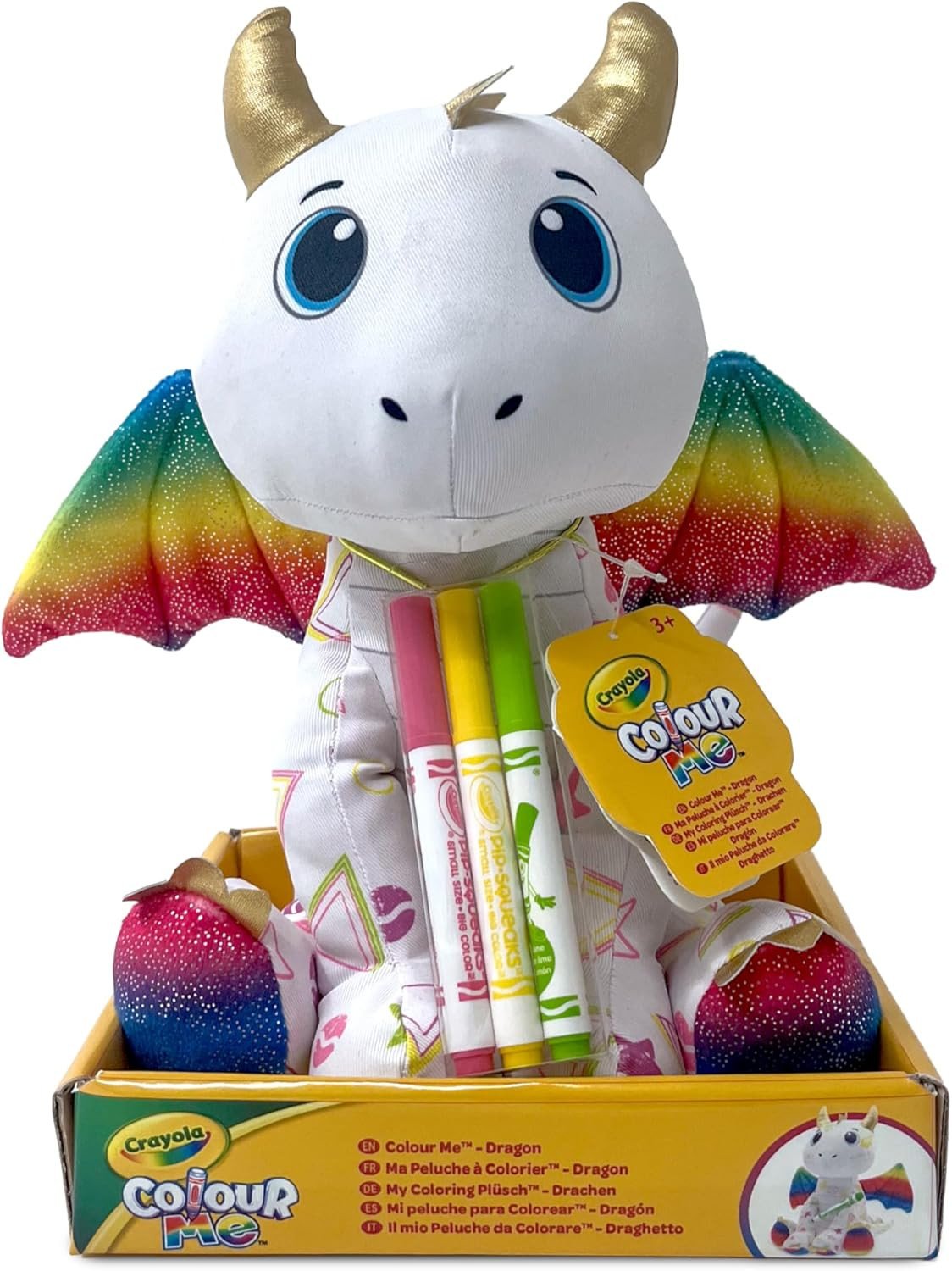 Colora il tuo pelouche draghetto