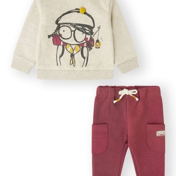 CONJUNTO BBSCOUT - BEIGE -   18M - 1