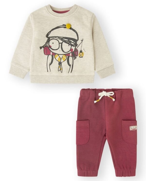 CONJUNTO BBSCOUT - BEIGE -   18M - 1