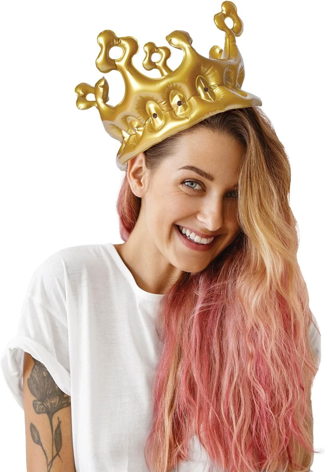 CORONA GONFIABILE - PARTY
QUEEN - GOLD - QUEEN - immagine 2