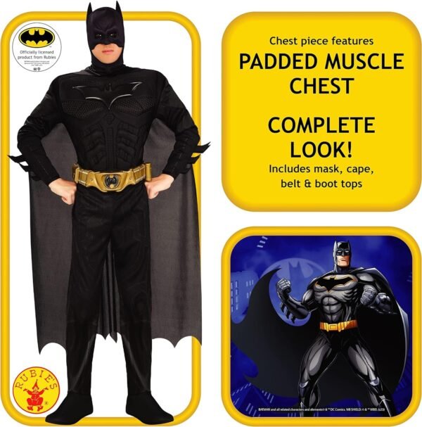 COST BATMAN DELUXE C/MUSCOLI ADULTO