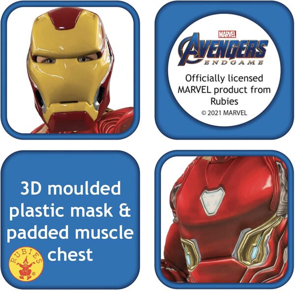 Cost. Iron Man con muscoli S