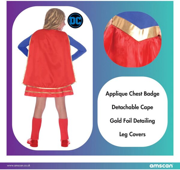 Cost. Supergirl 6-8 anni