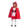 Costume Cappuccetto Rosso 10-12 anni Abito e
mantello con cappuccio