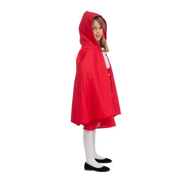 Costume Cappuccetto Rosso 10-12 anni Abito e
mantello con cappuccio