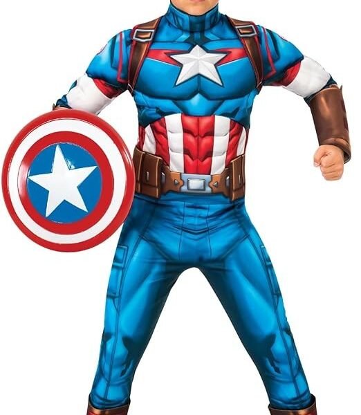 COSTUME CAPTAIN AMERICA DELUXE INF