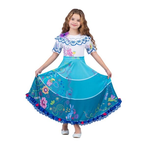 Costume Colombiana 10-12 anni Vestito