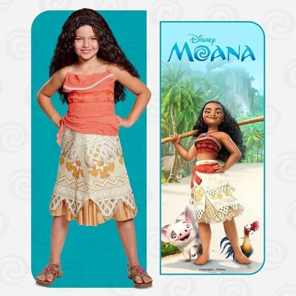 Costume Moana/Vaiana Deluxe (Eu)
