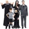Costume Morticia Adulto - S Vestito e parrucca