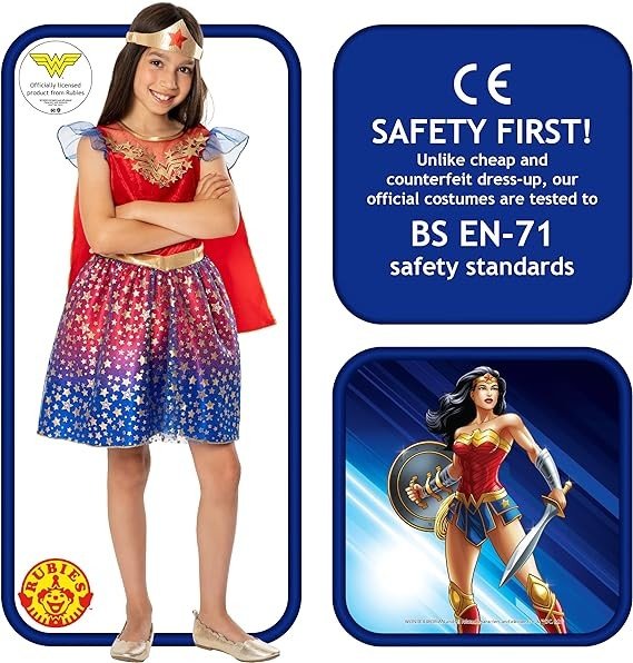 COSTUME WONDER WOMAN DELUXE INF