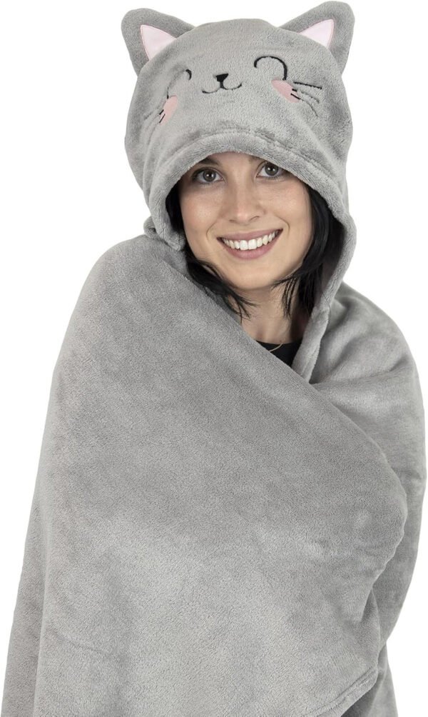 COSY HUGS! - COPERTA CON CAPPUCCIO - KITTY