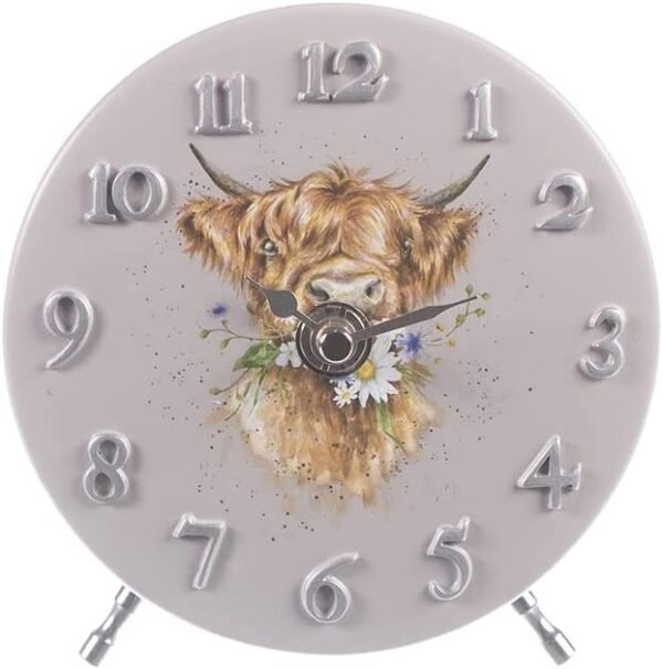 Cow Mantel Clock