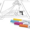 Crayola Color Wonder Coloring Set Disney Frozen con 18 Pagine da colorare e 4 Pennarelli