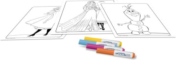 Crayola Color Wonder Coloring Set Disney Frozen con 18 Pagine da colorare e 4 Pennarelli