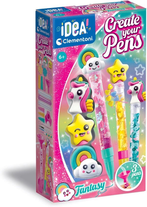 Crea la tua penna! clementoni - fantasie assortite