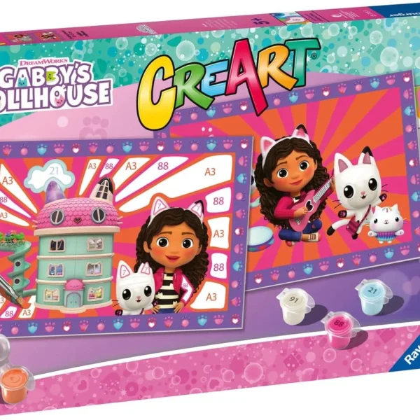 CreArt Serie Junior: 2 x Gabby's Dollhou