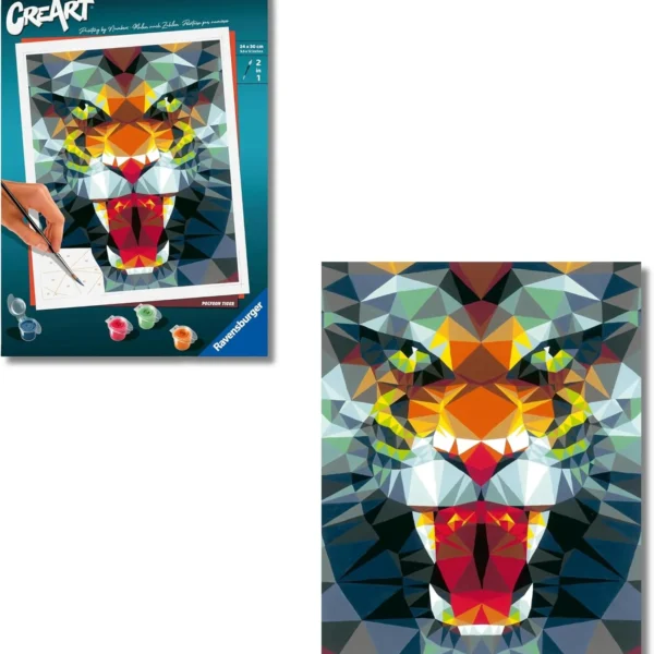 CreArt Serie Trend C - Polygon Tiger