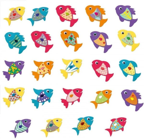CREATE WITH STICKERS - I love fishes - FSC MIX (PACKAGING)
