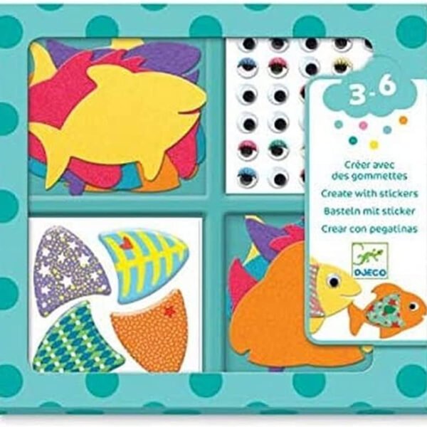 CREATE WITH STICKERS - I love fishes - FSC MIX (PACKAGING)