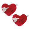 CUSCINO CUORE 30CM C/FRECCIA 2ASS  TIAMO ILOVEU