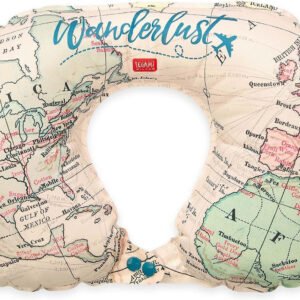 CUSCINO GONFIABILE DA VIAGGIO - INFLATABLE TRAVEL PILLOW - TRAVEL
