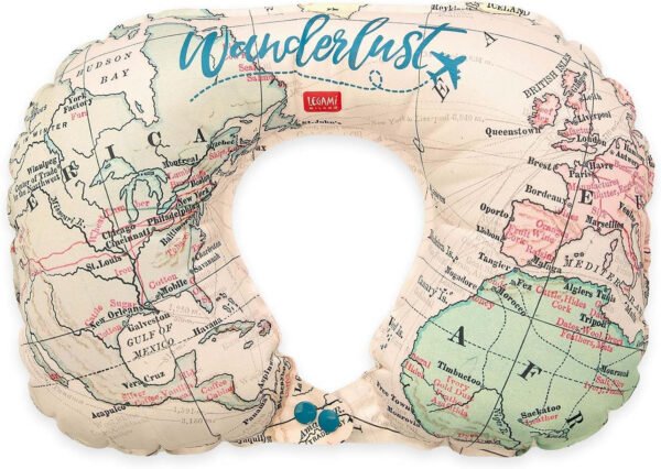 CUSCINO GONFIABILE DA VIAGGIO - INFLATABLE TRAVEL PILLOW - TRAVEL