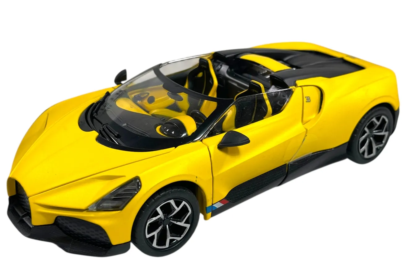 DC 1:24 BUGATTI MISTRAL YELLOW - immagine 2