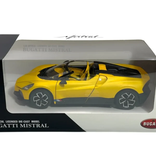 DC 1:24 BUGATTI MISTRAL YELLOW