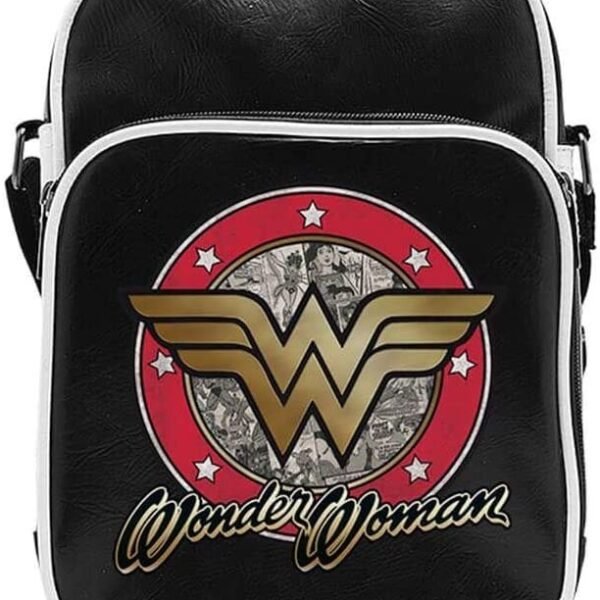 DC COMICS - Messenger Bag "Wonder Woman" - Vinyl Small Size - Hook