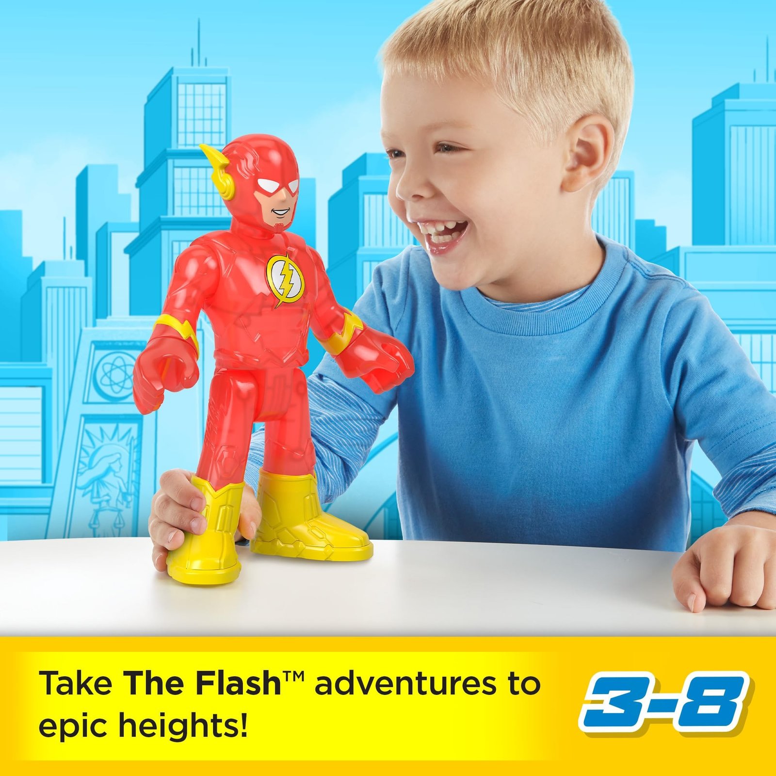 DC SUPER FRIENDS PERSONAGGI XL - FLASH - immagine 2
