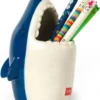 DESK FRIENDS - PORTAPENNE IN CERAMICA - SHARK