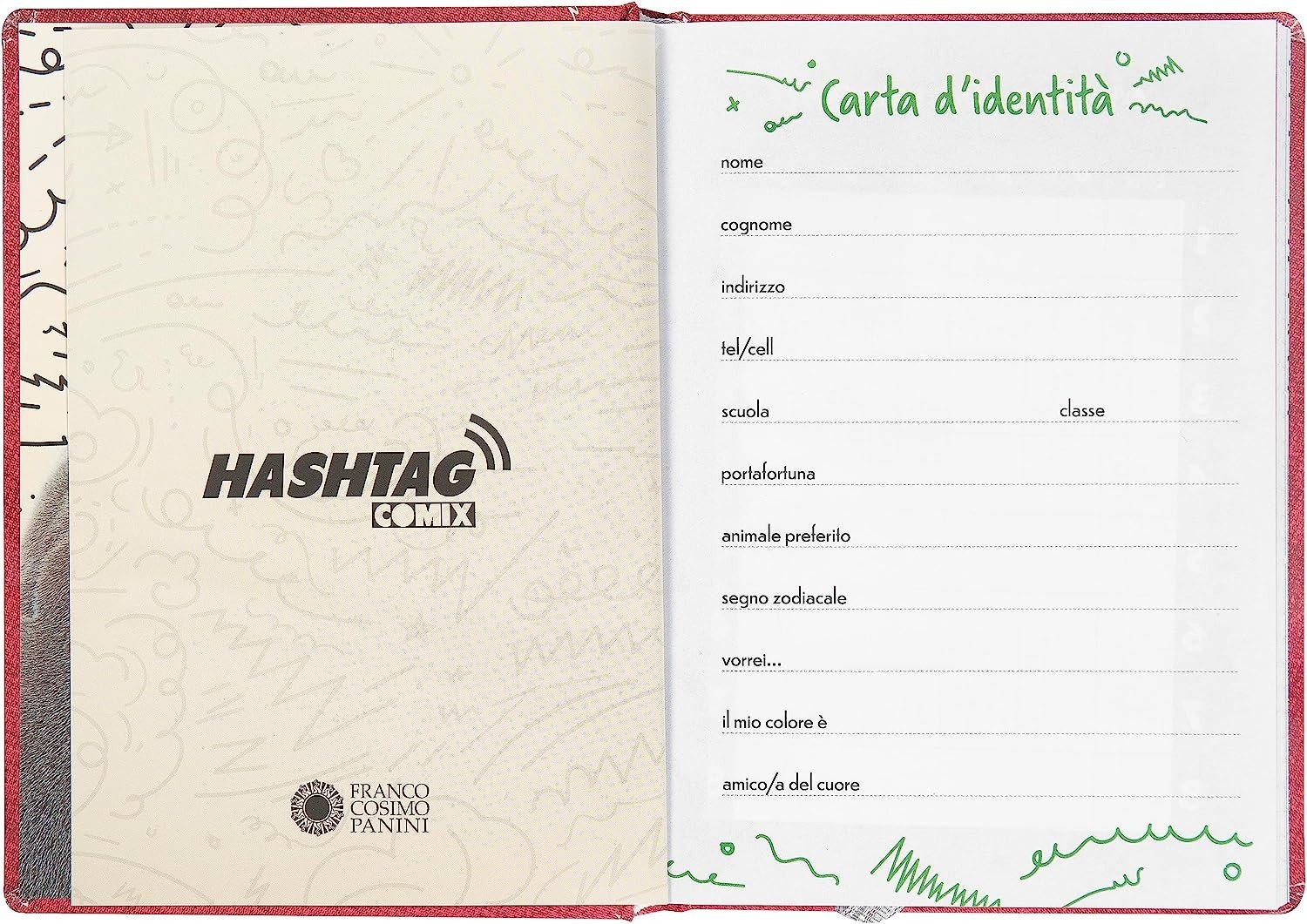 DIARIO 12M STD COMIX HASHTAG GATTO - immagine 3