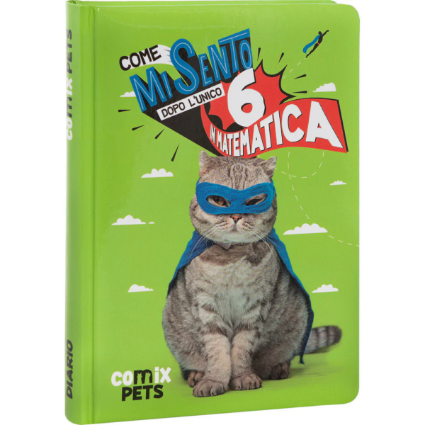 DIARIO 12MM STD GATTO COMIX PETS