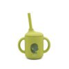 DINOSAUR - SILICONE STRAW CUP .