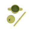 DINOSAUR - SILICONE STRAW CUP .
