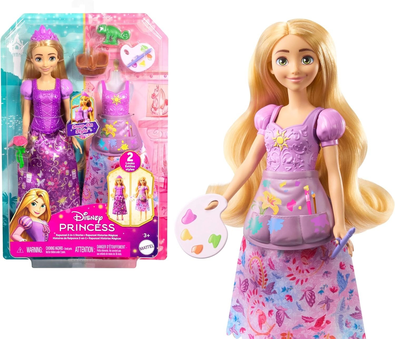 Disney princess rapunzel 2
in 1