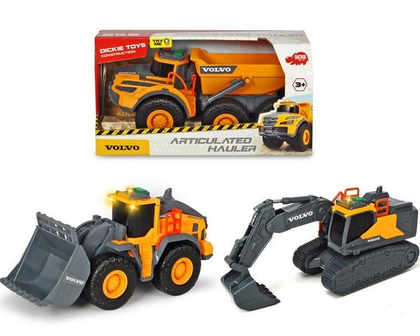 DK Volvo mezzi lavoro cm.23,
L&S,3asst