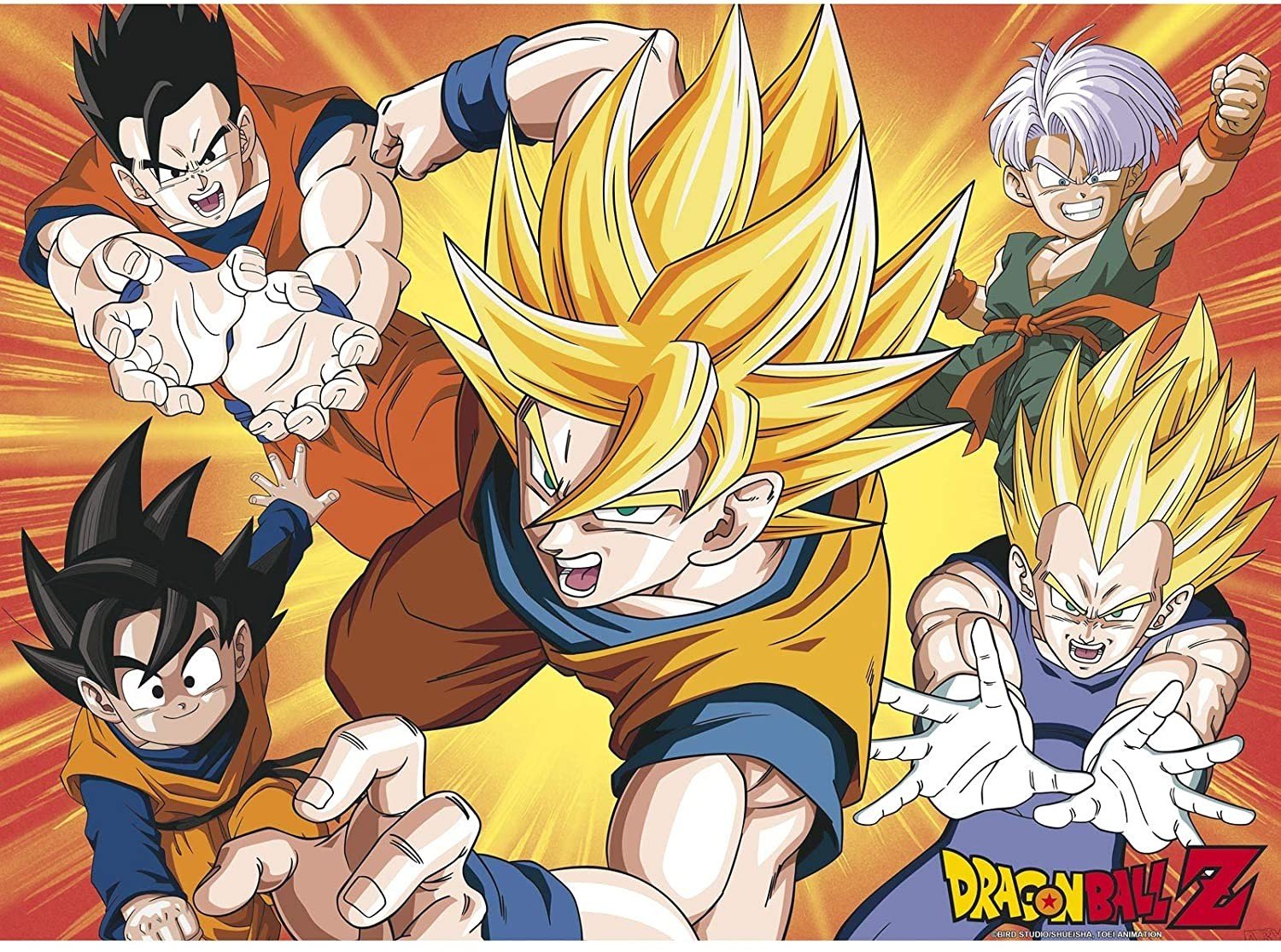 DRAGON BALL - Set 2 Chibi Posters - Saiyans (52x38) - immagine 2