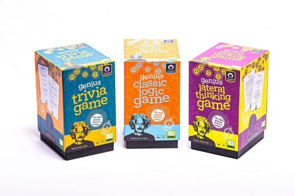 EINSTEIN GENIUS TRIVIA GAME CM 10X16X12