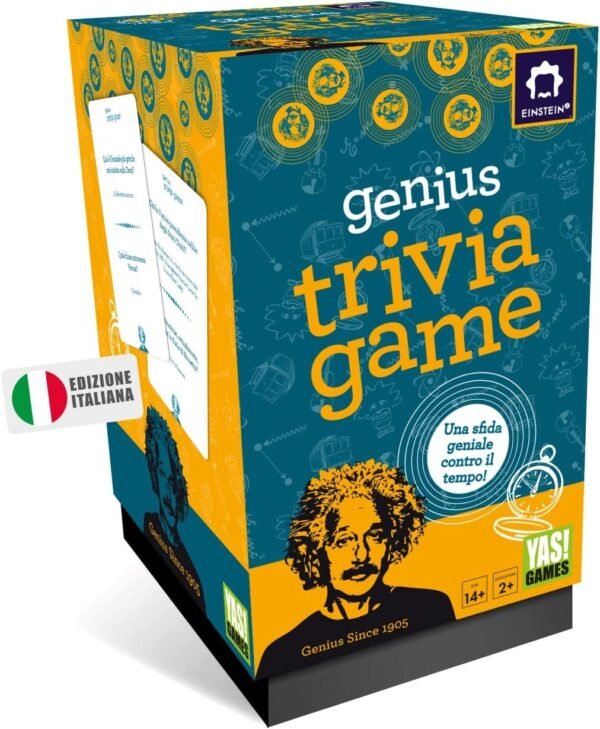 EINSTEIN GENIUS TRIVIA GAME CM 10X16X12