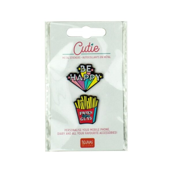 ENAMEL STICKERS - BE HAPPY DESIGN 2
