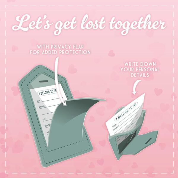 Etichetta bagaglio - let's get lost together - travel