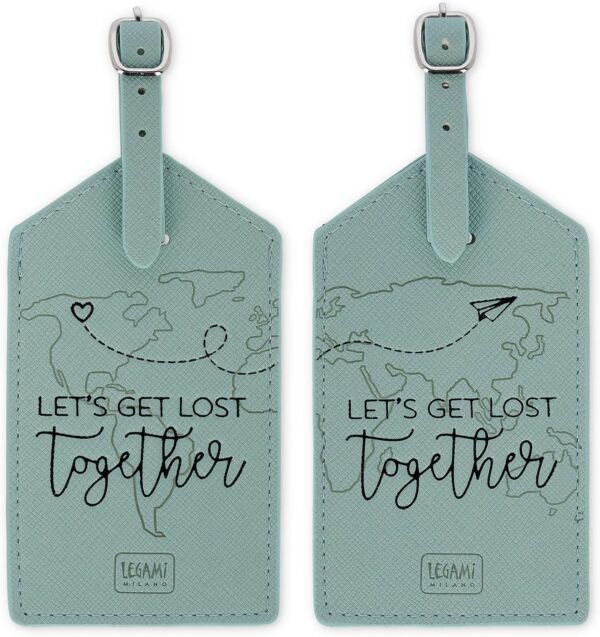 Etichetta bagaglio - let's get lost together - travel