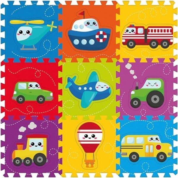 EVA"VEICOLI"9PZ 30X30CM CAD/QU